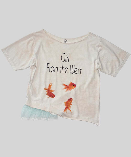 WANDER GIRL OFF SHOULDER TEE - 2 COLORS WHITE