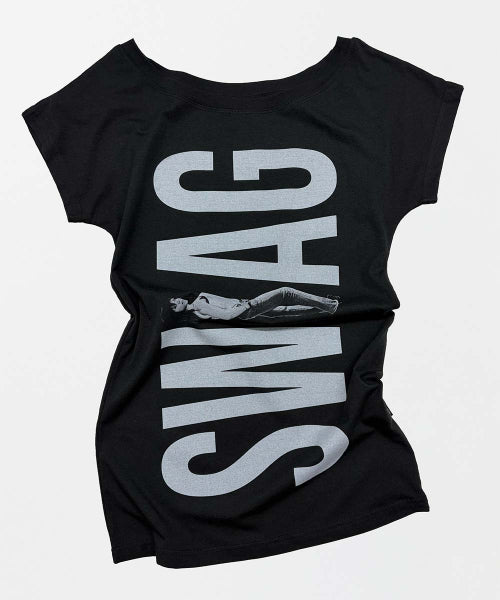 SWAG LONG TEE - 3 COLORS BLACK