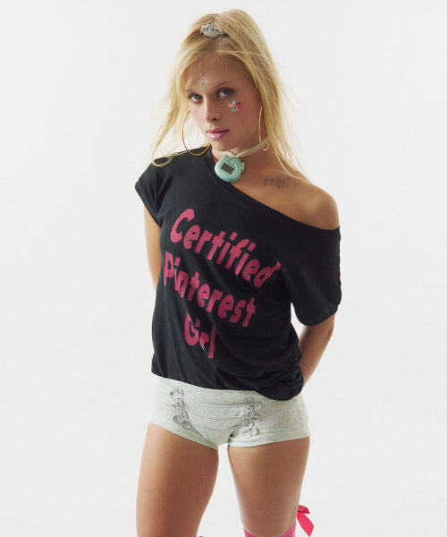 CERTIFIED GIRL TEE BLACK