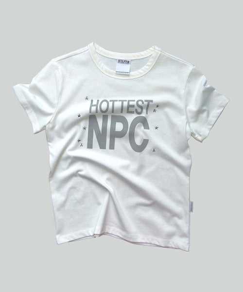 HOTTEST NPC TEE - 3 COLORS WHITE