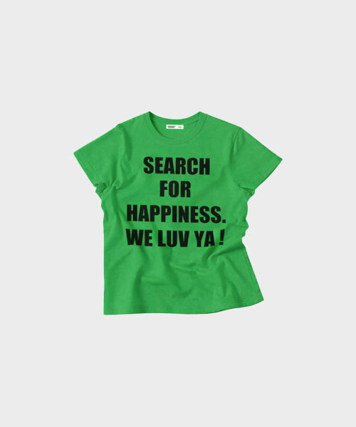 WE NEED LUV CROP TEE - 4 COLORS GREEN