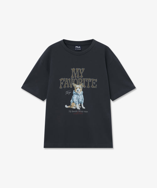 FILA MY T-SHIRT (UNISEX) - BLACK 1