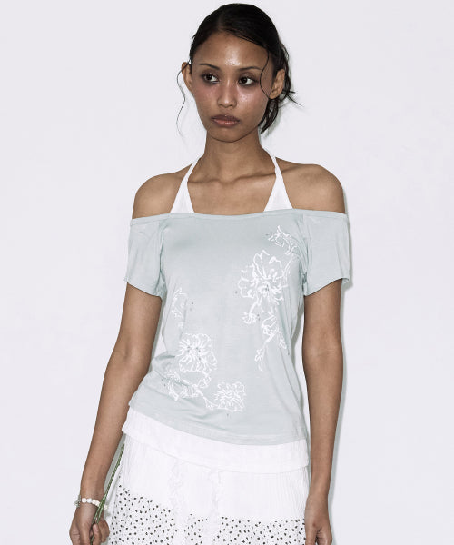 TOP F26QB136 - 3 COLORS MINT