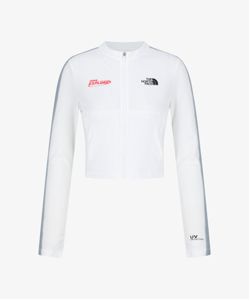 WOMEN'S MARIV ZIP-UP WHITE