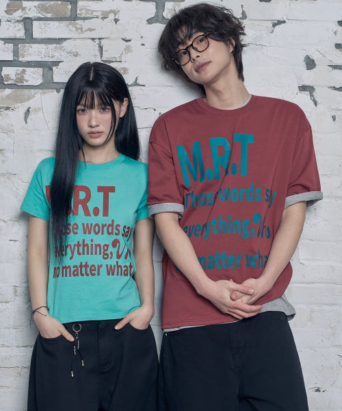 MRT LETTERING COOL COTTON TEE - 3 COLORS WHITE