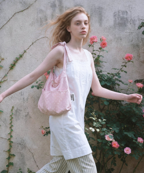 SNACK ECO CROSSBAG - 11 COLORS DOT PINK