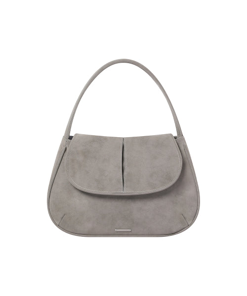 ROUND PLEATS BAG #REI同款! - 2 COLORS GREY