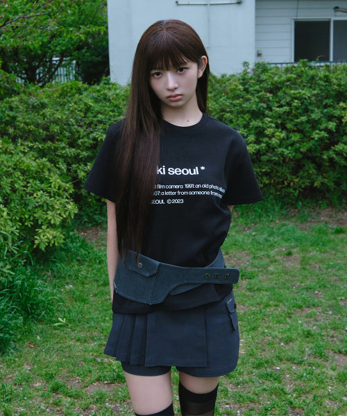 PLEATS MINI SKORT #REI同款! - 2 COLORS CHARCOAL