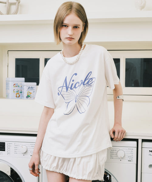 NICOLE BUTTERFLY SLEEVE TOP #徐睿知同款! - 13 COLORS PURPLE