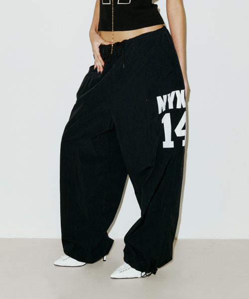 WIDE TRACK PANTS BLACK - 2 COLORS