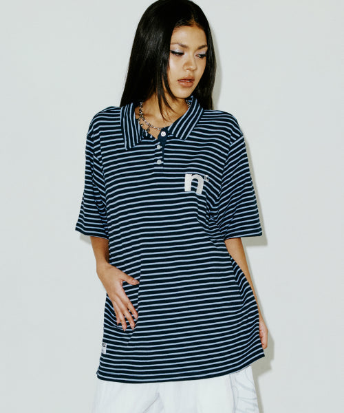 OVERSIZED WING POLO SHIRT GREEN - 2 COLORS