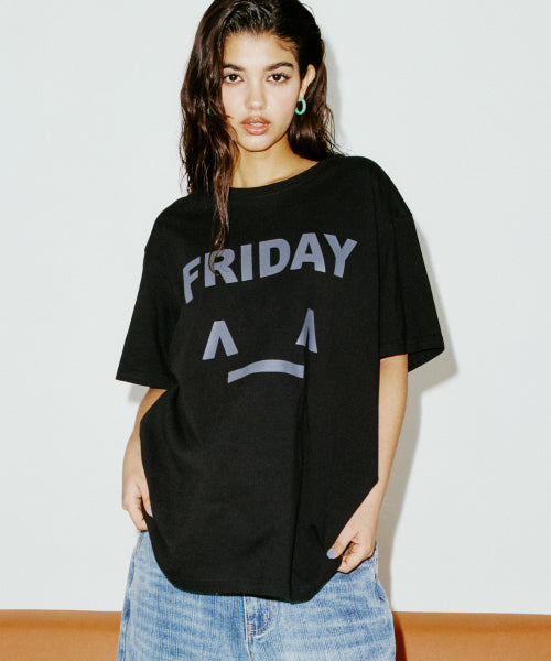 FRIDAY TEE WHITE - 2 COLORS