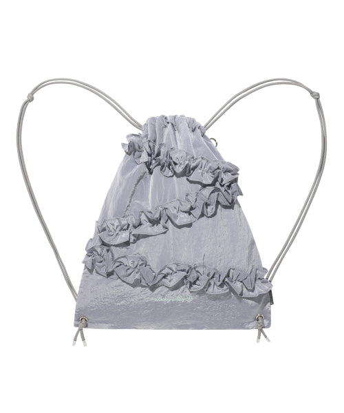 FRILL GYM SACK #GISELLE同款! - 2 COLORS GREY