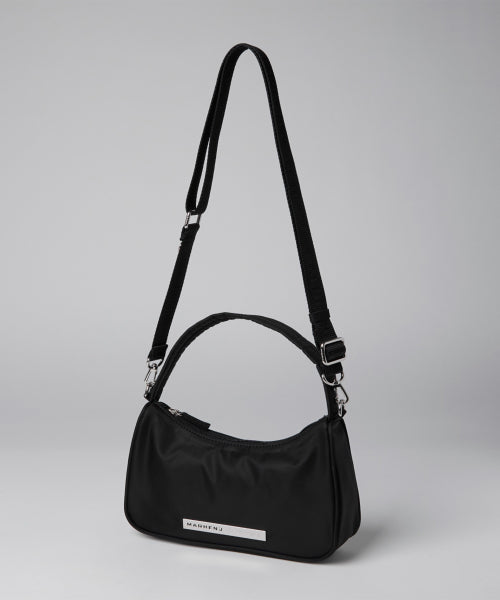 CELINA REGEN NYLON TOTE CROSSBODY BAG - 5 COLORS BLACK