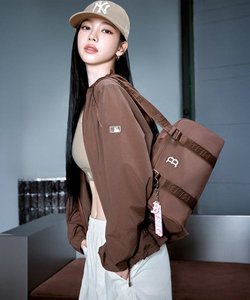 BASIC SPORTIVE TOTE BAG BOS #KARINA同款! BROWN
