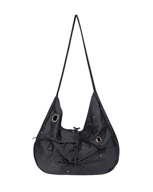 MESSY BAG (NAVY STRIPE) NAVY