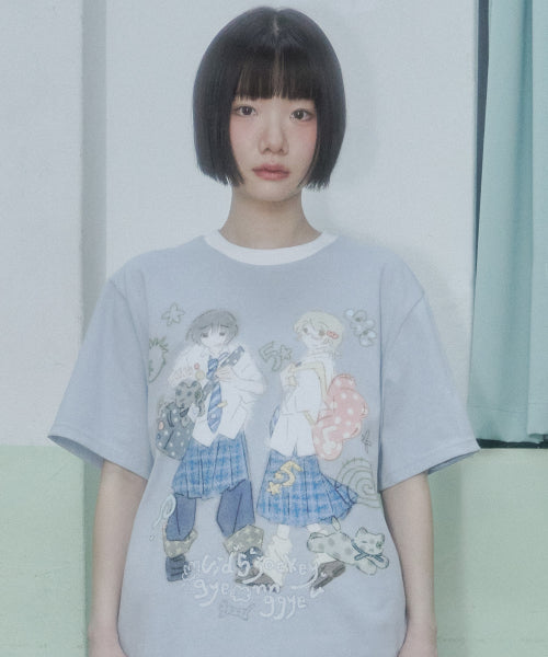 VICKY GIRLS TEE - 2 COLORS