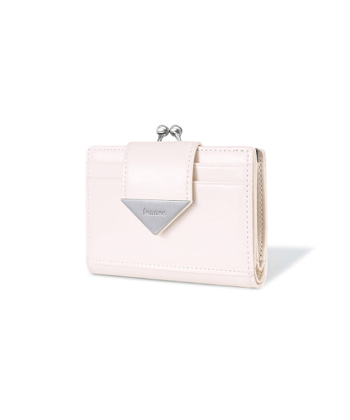 CRINKLE TRIANGLE FRAME BRIDGE WALLET BLOSSOM AS SHOWN