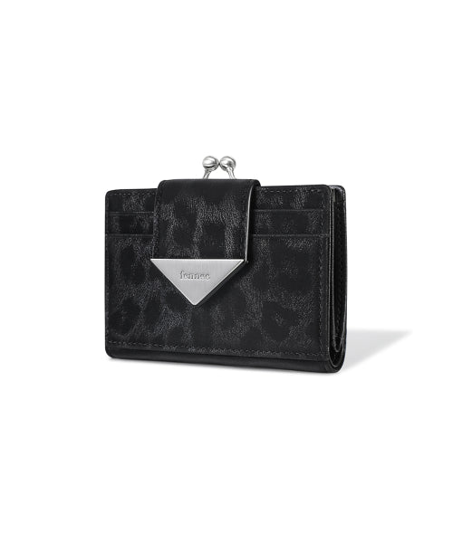 TRIANGLE FRAME BRIDGE WALLET BLACK