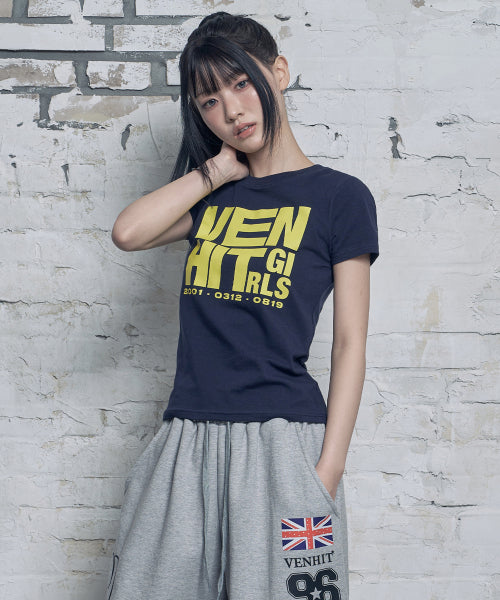 VH GIRLS SLIM FIT TEE - 6 COLORS WHITE