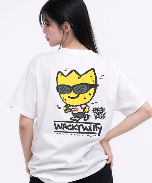 RECLOW WAKY WILLY SHORT SLEEVE TEE - 2 COLORS WHITE