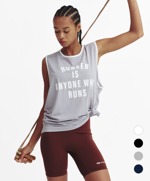 MESH RUNNER CLUB SLEEVELESS TOP - 5 COLORS AS SHOWN