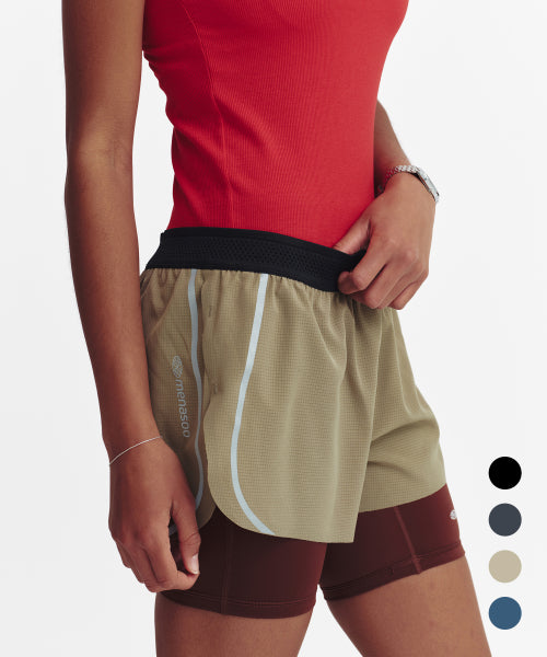 SIDE LINE RUNNING SHORTS - 4 COLORS AS SHOWN