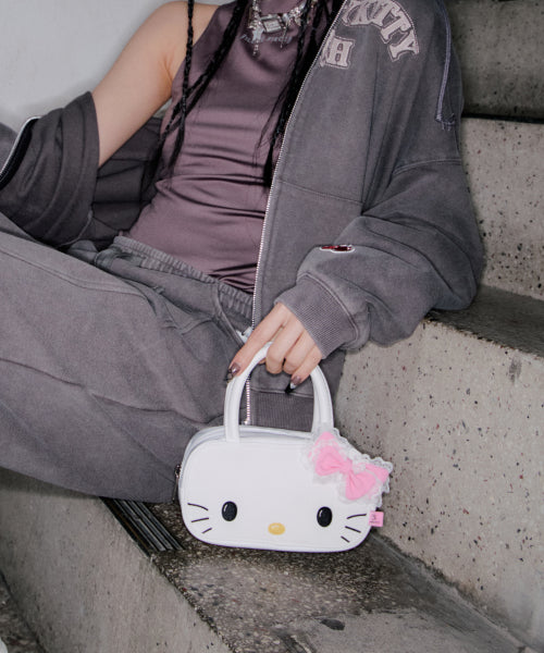 KIRSH X CHARMMYKITTY MINI SHOULDER BAG - 2 COLORS WHITE