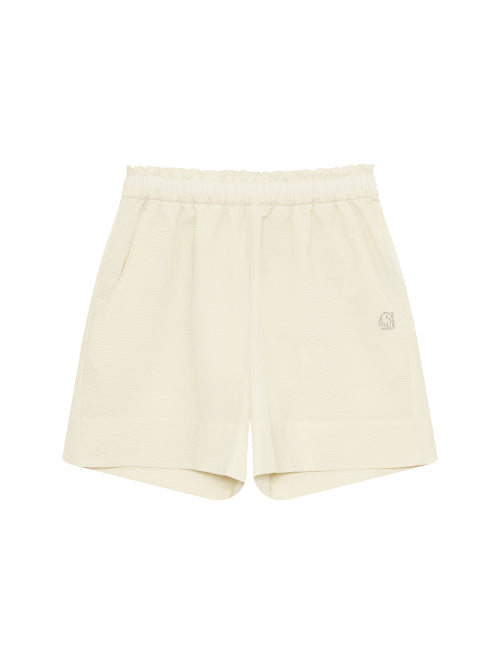 SEERSUCKER SHORTS - 2 COLORS YELLOW
