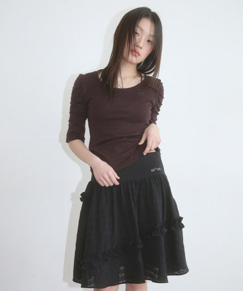 BERRY FRILL SKIRT - 2 COLORS