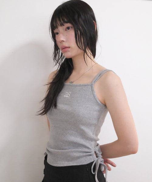 LAYER SHIRRING SLEEVELESS - 3 COLORS