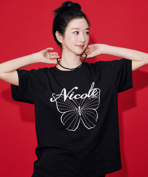 NICOLE BUTTERFLY SLEEVE TOP #徐睿知同款! - 13 COLORS AS SHOWN