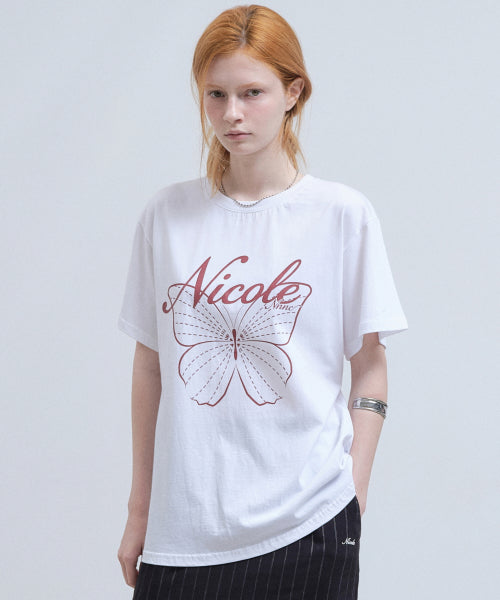 NICOLE BUTTERFLY SLEEVE TOP #徐睿知同款! - 13 COLORS BURGUNDY