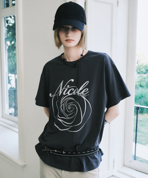NICOLE ROSE SLEEVE TOP #徐睿知同款! - 11 COLORS SILVER