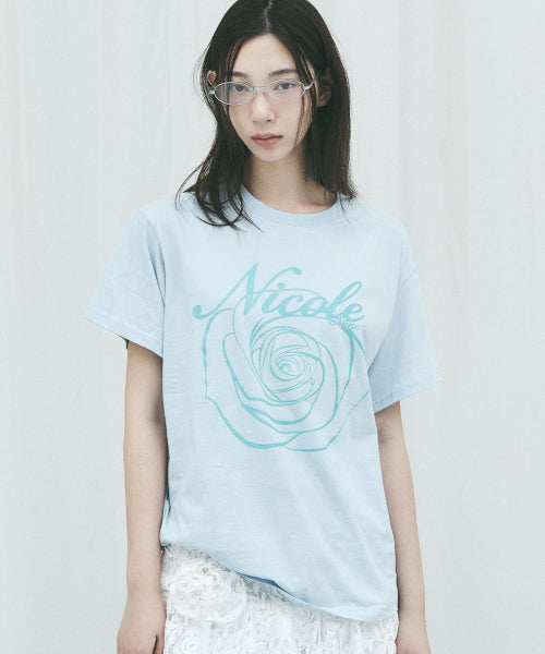 NICOLE ROSE SLEEVE TOP #徐睿知同款! - 11 COLORS SKY BLUE