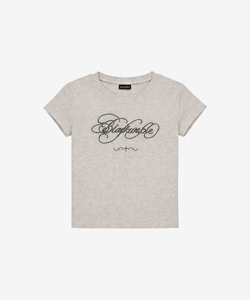GLITTER FLOW TEE - 7 COLORS MELANGE