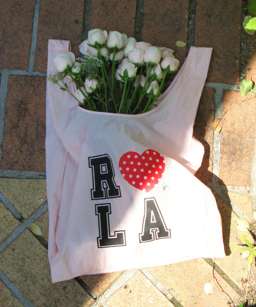 I LOVE ROLA MARKET BAG - 2 COLORS PINK