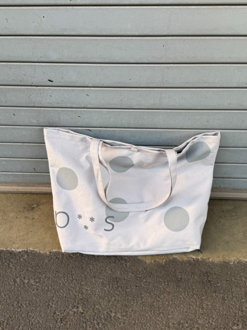 PVS DOT BUTTON BAG - 3 COLORS LIGHT GREY