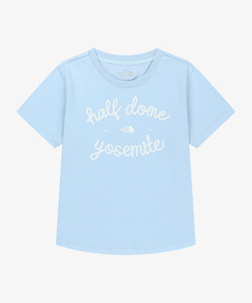 WOMEN'S HALF DOME SHORT SLEEVE TEE LIGHT BLUE
