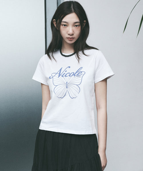 NICOLE BUTTERFLY SLIM TOP #徐睿知同款! - 3 COLORS PURPLE