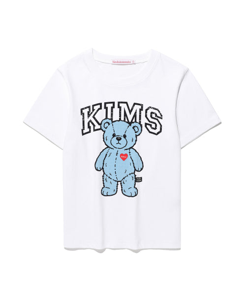 GOOFY LITTLE BEAR T-SHIRT - 6 COLORS BLUE