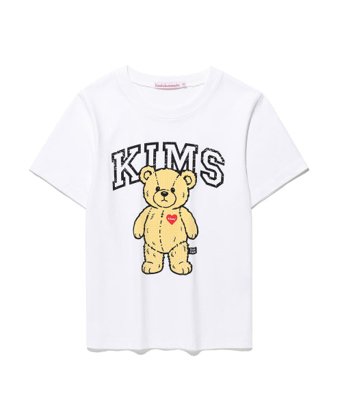 GOOFY LITTLE BEAR T-SHIRT - 6 COLORS YELLOW