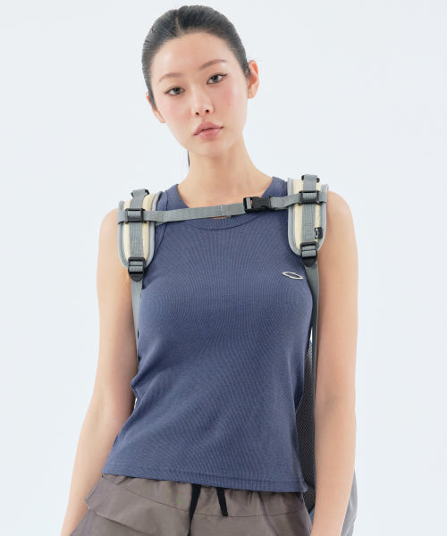 PIGMENT LOGO SLEEVELESS - 3 COLORS NAVY