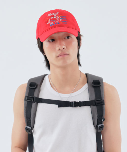 COW COTTON BALL CAP - 3 COLORS BLACK