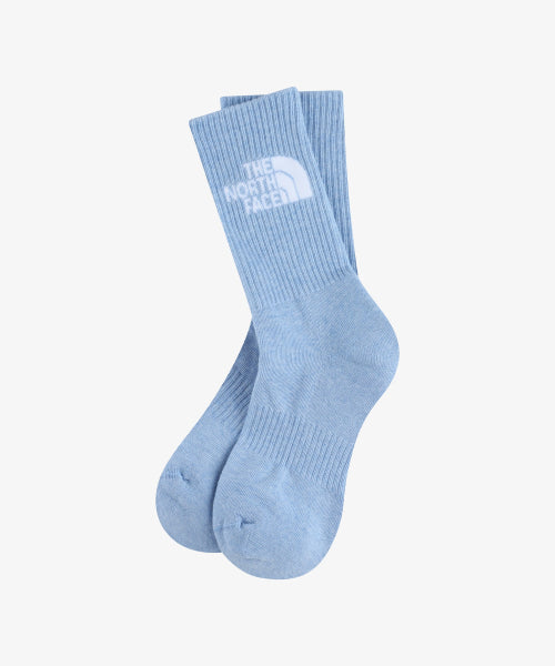 LOGO MID SOCKS BABY BLUE