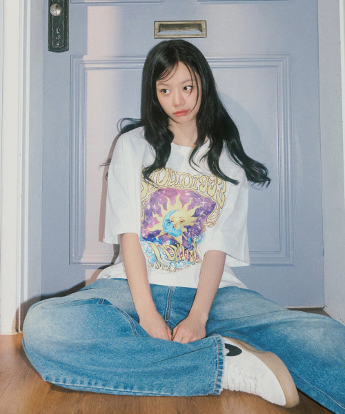 1993 TARO GRAPHIC OVERFIT T-SHIRT - 3 COLORS WHITE