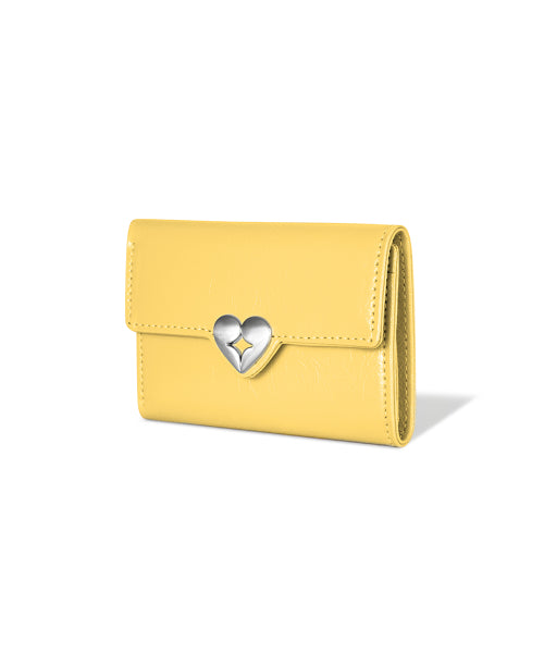 HEARTY FLAP WALLET MARIGOLD AS SHOWN