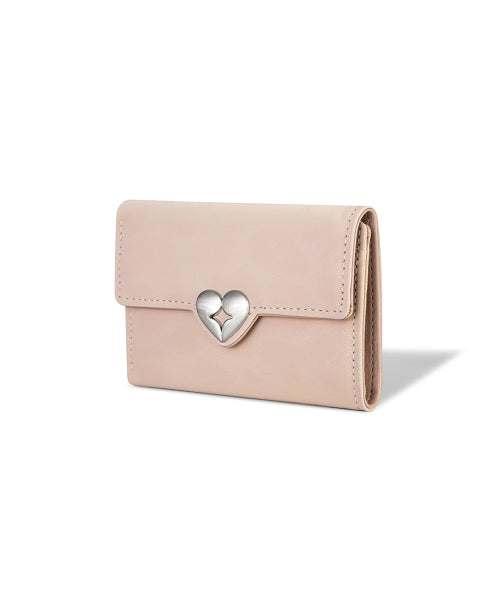 HEARTY FLAP WALLET LEOPARD BLOSSOM AS SHOWN
