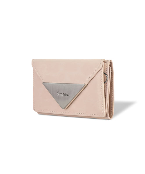 TRIANGLE TRIPLE WALLET LEOPARD BLOSSOM AS SHOWN