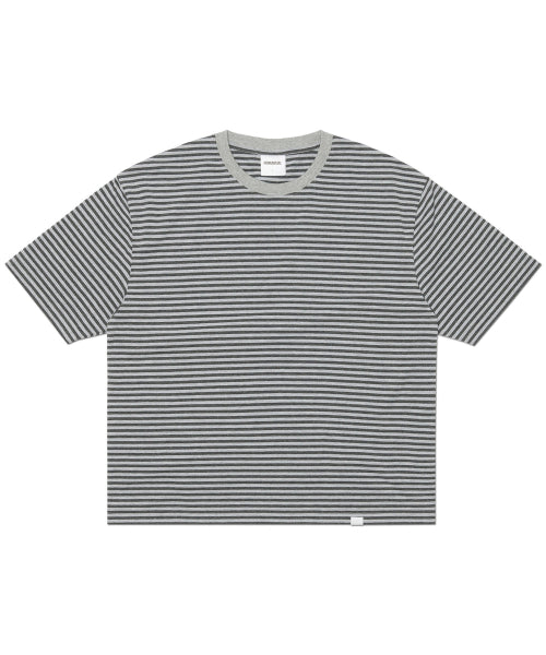 NM CROP BORDER T-SHIRT - BLACK - 2 COLORS
